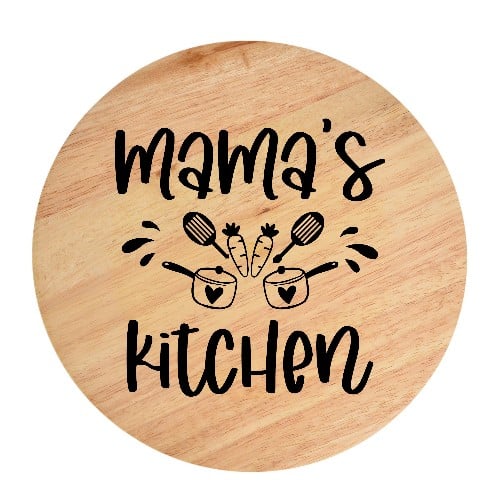 Tocator din lemn, HandMade,  personalizat 'mama's kitchen'