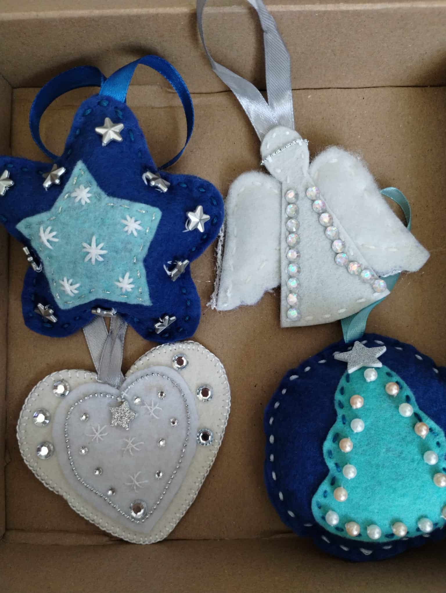 Set decoratiuni craciun handmade 15 Set decoratiuni Craciun Handmade colectie 15 - imagine 1