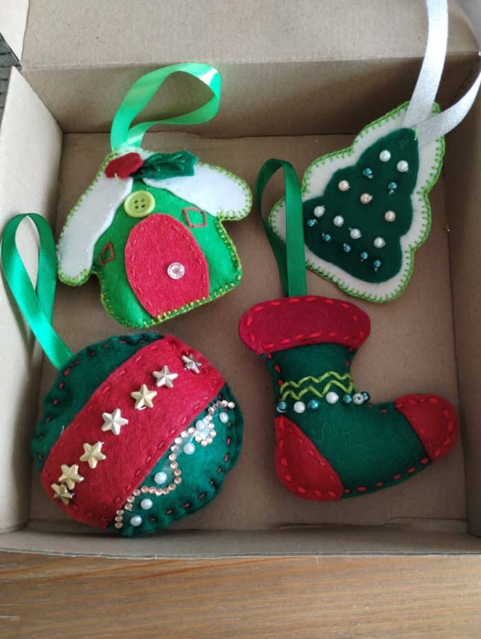 Set decoratiuni Craciun Handmade colectie 3 - imagine 1