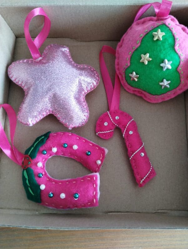 Set decoratiuni Craciun Handmade colectie 35