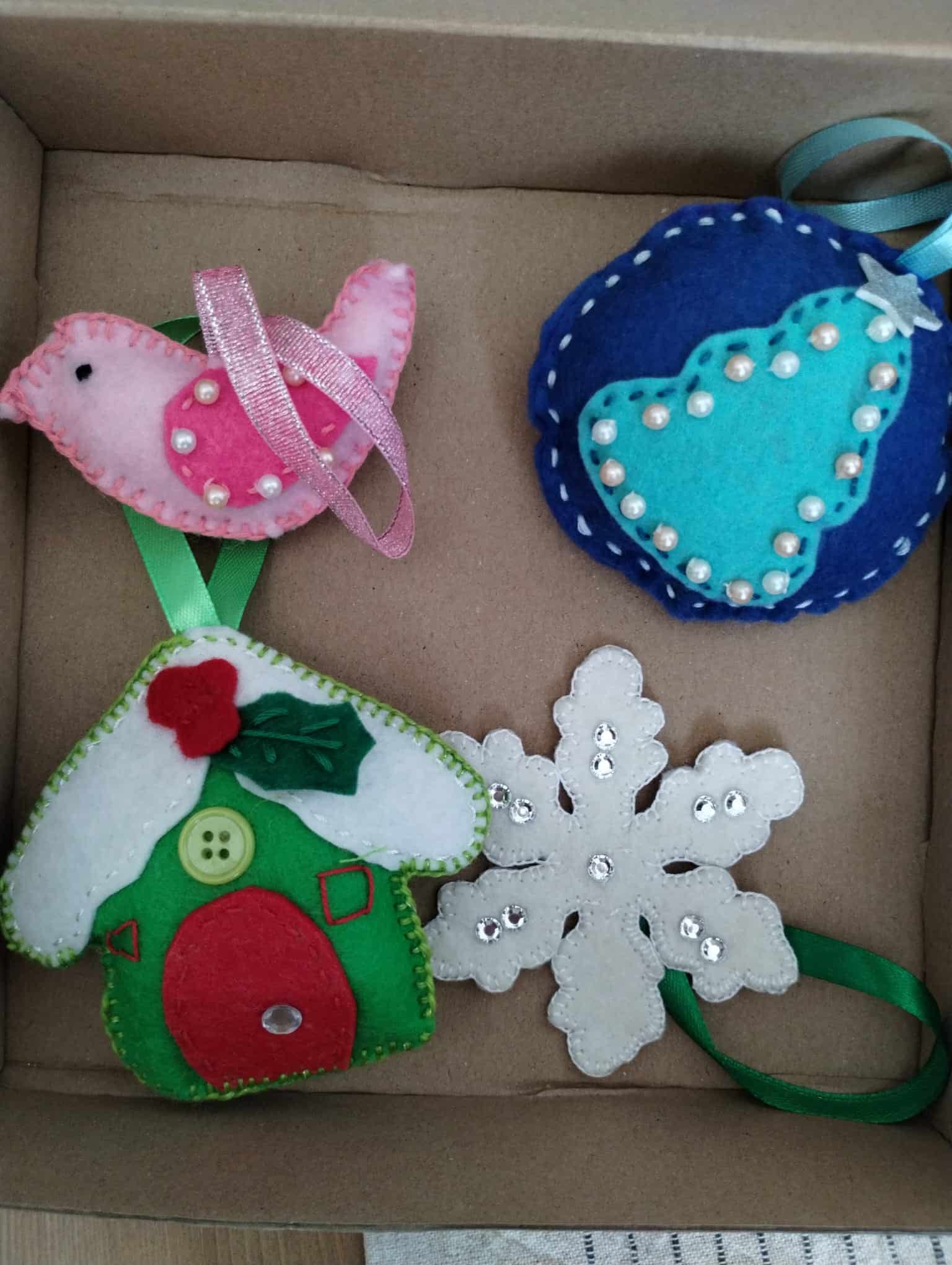 Set decoratiuni craciun handmade 5 Set decoratiuni Craciun Handmade colectie 5 - imagine 1