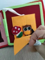 Quiet Book „The City”, Quiet Book Montessori, Jucărie educativă, Quiet Book de activități - imagine 5