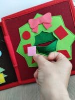 Quiet Book „Rudolph”, Quiet Book Montessori, Jucărie educativă, Quiet Book de activități - imagine 5