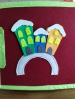 Quiet Book „The City”, Quiet Book Montessori, Jucărie educativă, Quiet Book de activități