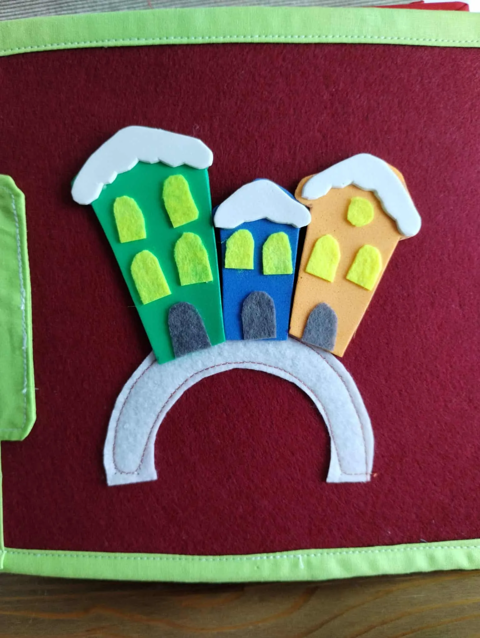Quiet Book The City 1 Quiet Book „The City”, Quiet Book Montessori, Jucărie educativă, Quiet Book de activități - imagine 1