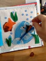 Quiet Book „Unicornul”, Quiet Book Montessori, Jucărie educativă, Quiet Book de activități - imagine 5