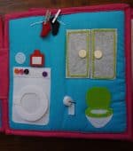 Quiet Book „Micuță prințesă”, Quiet Book Montessori, Jucărie educativă, Quiet Book de activități - imagine 6