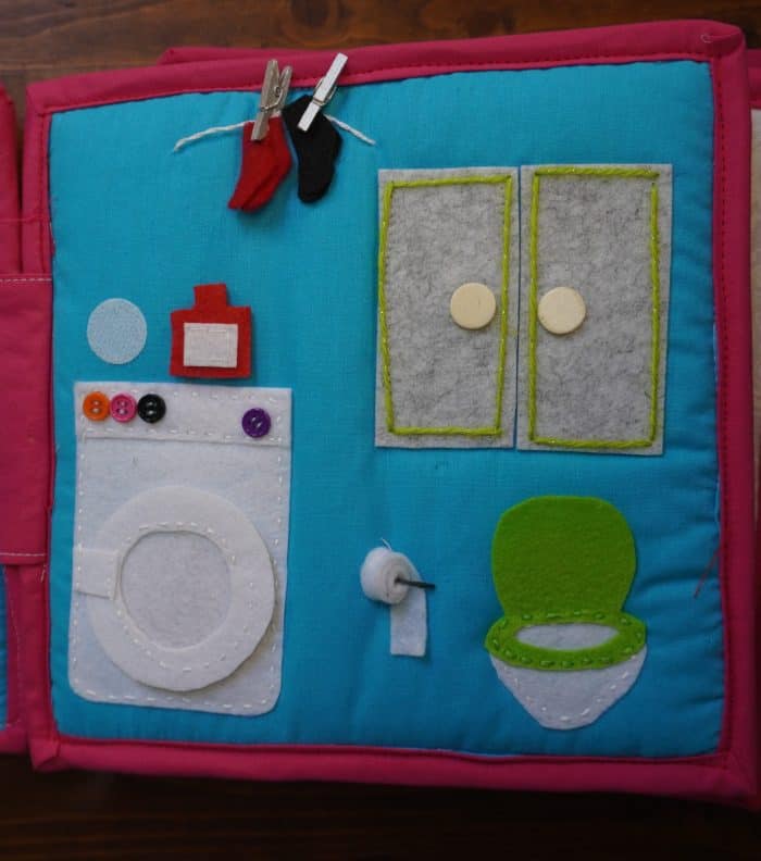 Quiet Book „Micuță prințesă”, Quiet Book Montessori, Jucărie educativă, Quiet Book de activități - imagine 6