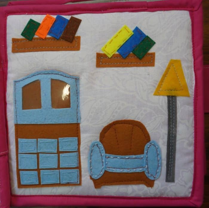 Quiet Book „Micuță prințesă”, Quiet Book Montessori, Jucărie educativă, Quiet Book de activități - imagine 4