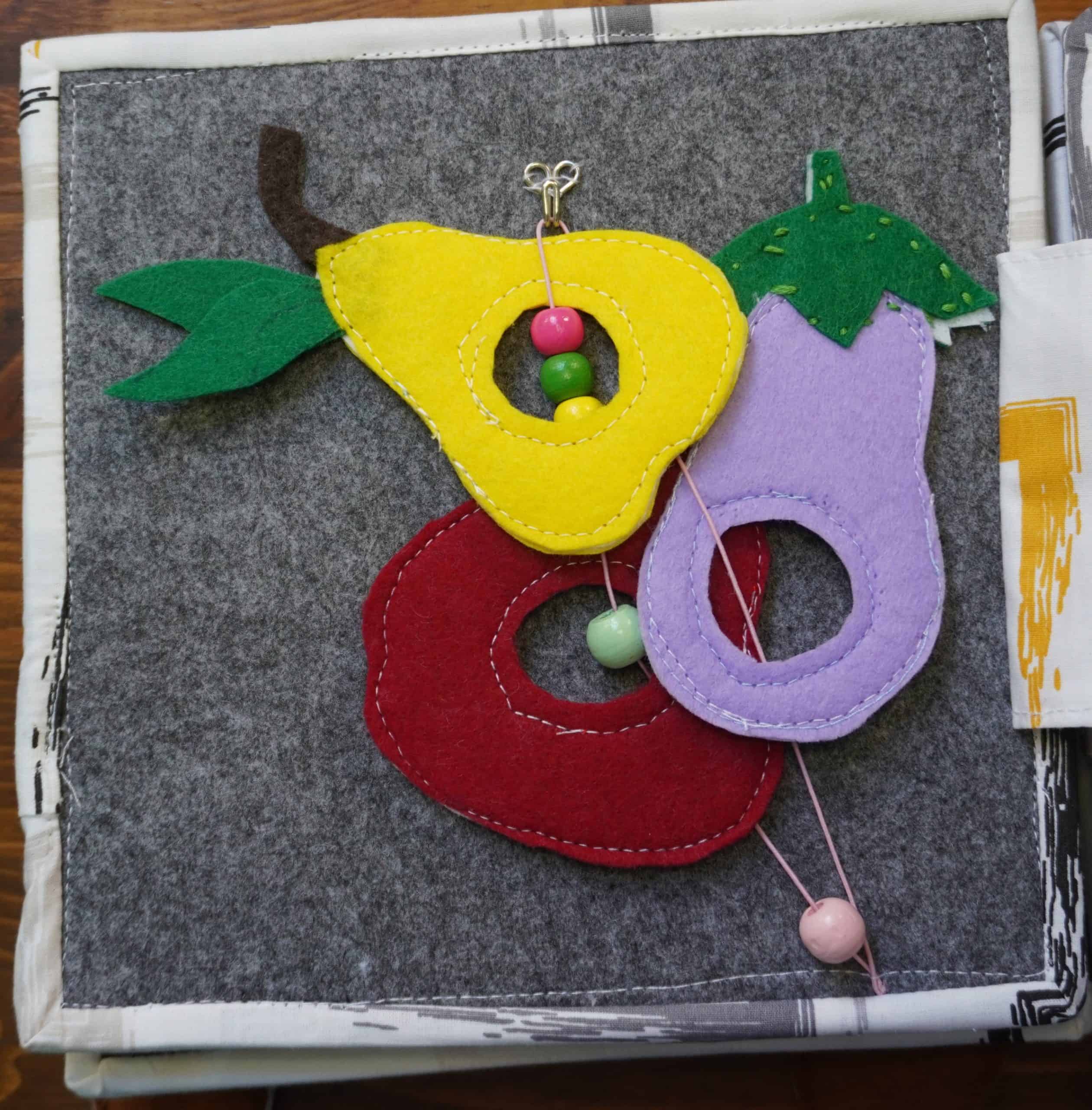 THE01137 Quiet Book „Hai la Joaca”, Quiet Book Montessori, Jucărie educativă, Quiet Book de activități - imagine 8