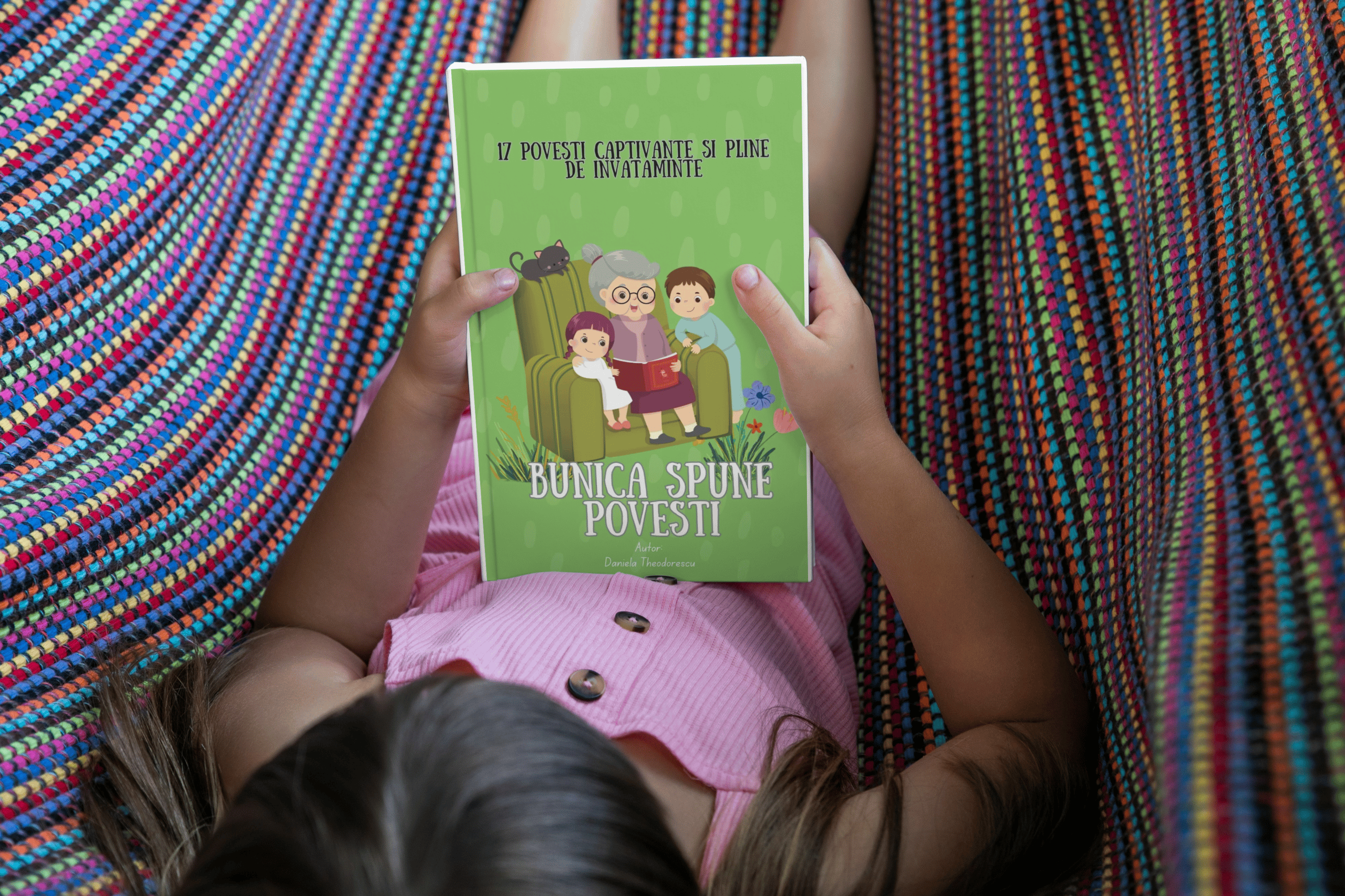 Bunica spune povesti mockup2 Bunica Spune Povești: 17 Povești amuzante și educative pentru copii - imagine 6
