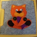 Quiet book handmade din fetru "Pisicuta Rosie"