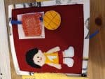 Quiet book handmade din fetru "Pisicuta Rosie" - imagine 5