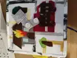 Quiet book handmade din fetru "Pisicuta Rosie" - imagine 10