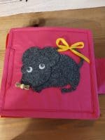 Quiet book handmade din fetru "Soricelul"