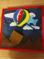 Quiet book handmade din fetru "Soricelul" - imagine 5