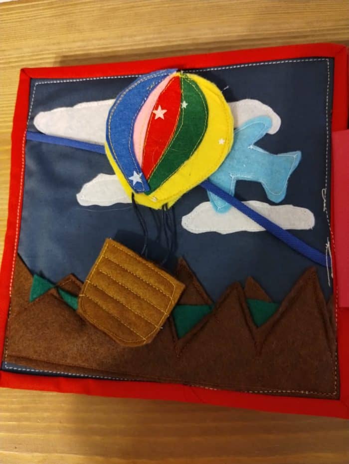 Quiet book handmade din fetru "Soricelul" - imagine 5