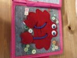 Quiet book handmade din fetru "Soricelul" - imagine 9