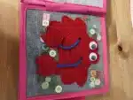 Quiet book handmade din fetru "Soricelul" - imagine 9