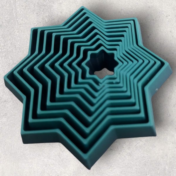 Set de matrițe pentru prăjituri și decupaje din silicon, ideal pentru cofetărie și decor DIY.