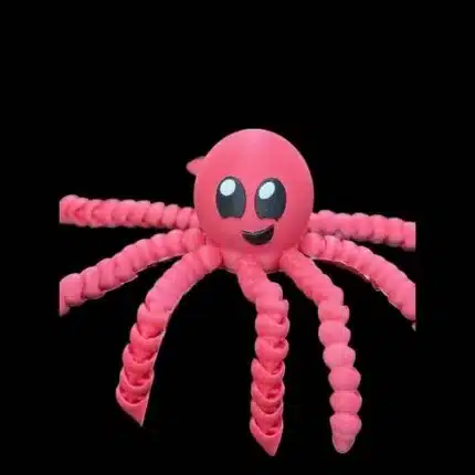 Baloane și jucării pentru copii cu decor octopus roz, perfect pentru petreceri și jocuri creative.