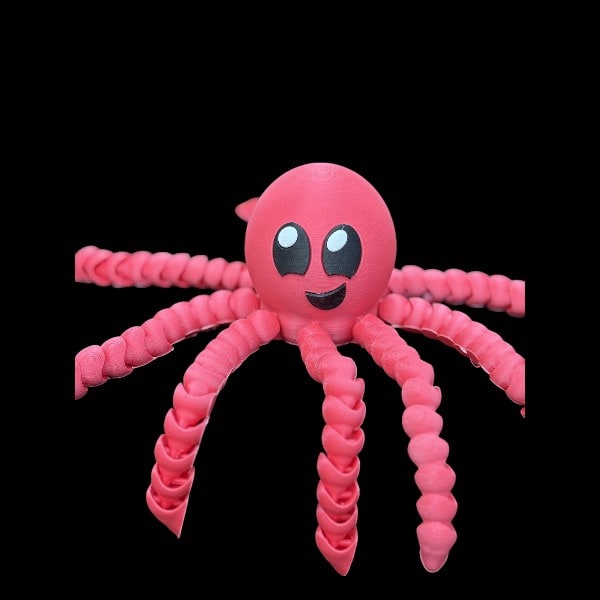 Baloane și jucării pentru copii cu decor octopus roz, perfect pentru petreceri și jocuri creative.
