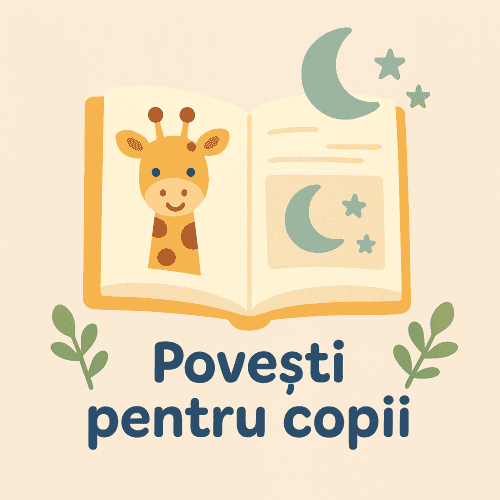 Jucarie de plus cu girafă pentru copii, ideală pentru povești și joacă creative.
