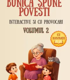 Povești pentru copii cu bunica, ilustrate, educative și distractive, din volumul 2.