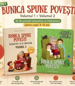 Carte pentru copii, povești educative și interactive, Bunica Spune Povești Volumul 2.