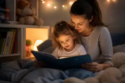 Joc educativ pentru copii și părinți, promovând dragostea pentru lectură și dezvoltarea abilităților.